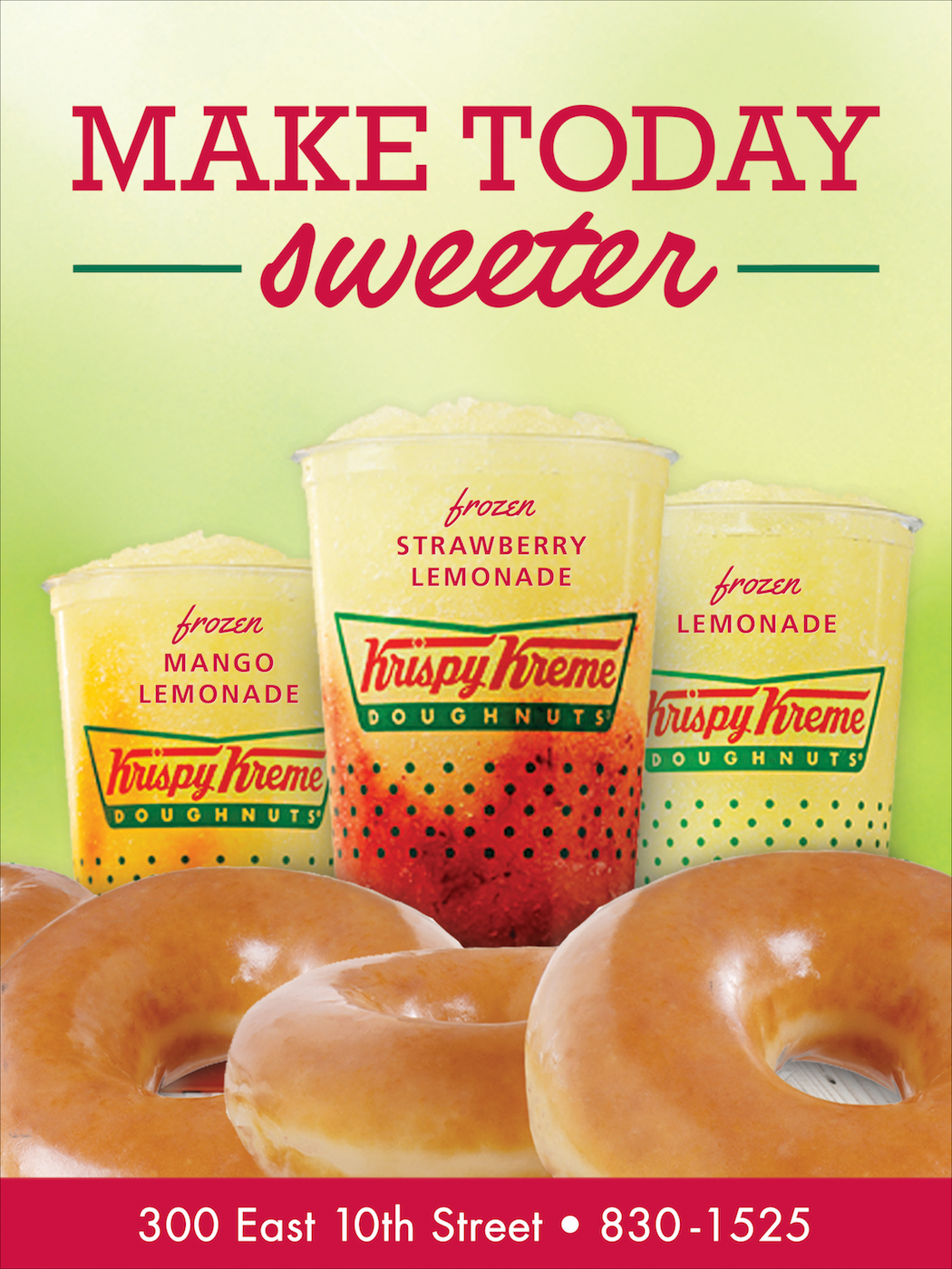 Make Today Sweeter Krispy Kreme Print Ad