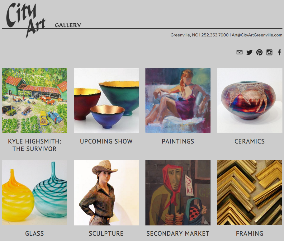 City Art Gallery website