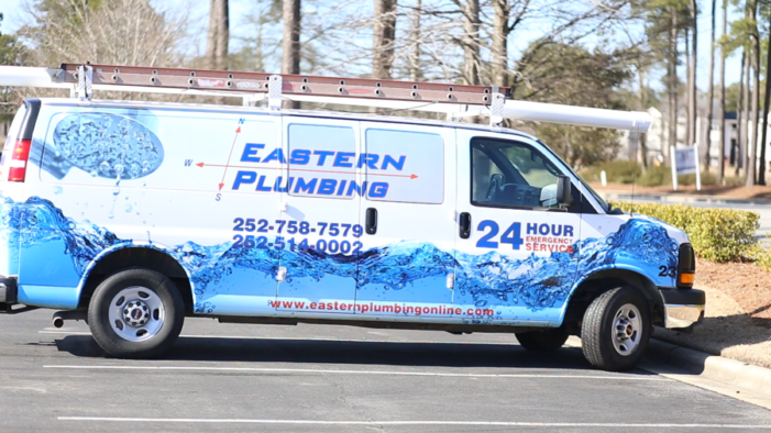 eastern plumbing van graphics