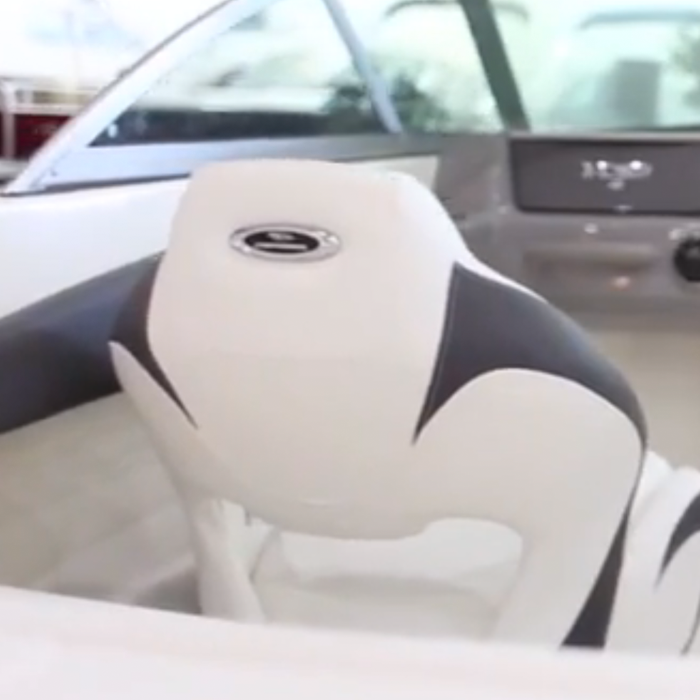 Passenger seat in a boat