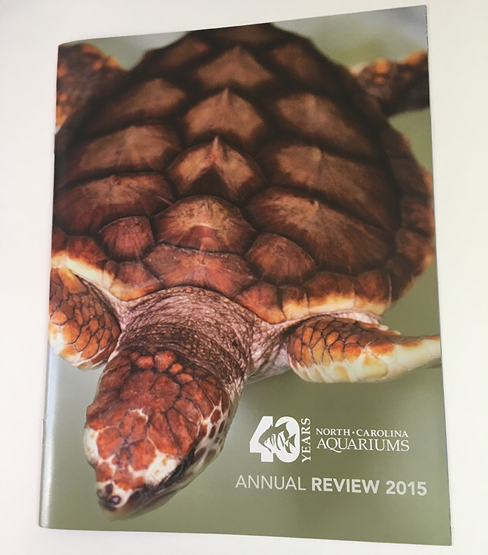 North Carolina Aquarium Society Annual Review Collateral Cover