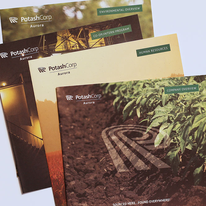 Print Collateral for PotashCorp Aurora