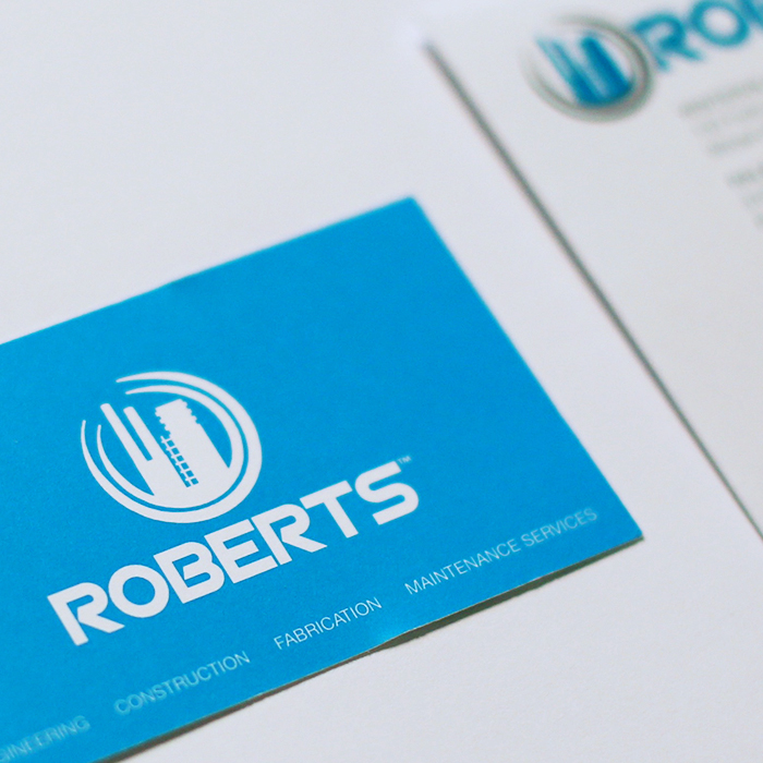 The Roberts Company business card