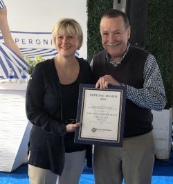 Emily Coffman Accepting Neptune Award